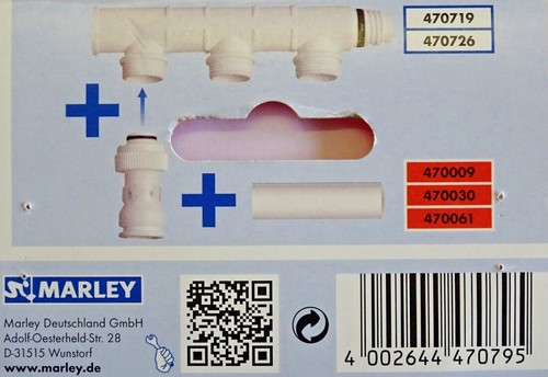 MARLEY AquaStec Fittings Verbinder Winkel für Alu - Verbundrohre 16 mm / 20 mm - Bild 49 von 124
