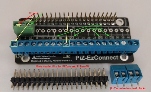 Pi-Zero-EzConnect - Pi-Zero format GPIO connector for Raspberry Pi. - 第 2/6 張圖片