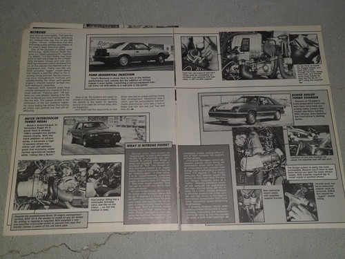 VARIOS BUICK GNX GRAN REGALO NACIONAL G.N.X. ANUNCIO/ARTÍCULOS COLOR BLANCO Y NEGRO - Imagen 18 de 85