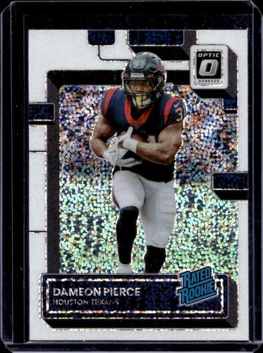 2022 Panini Donruss Optic Dameon Pierce White Sparkle RC #240
