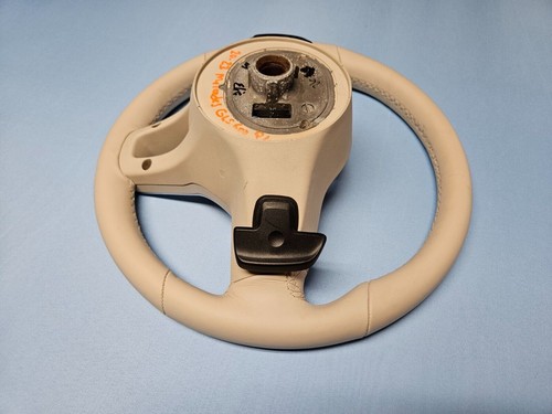 20-23 MERCEDES MAYBACH GLS600 DRIVER STEERING WHEEL W SWITCHES BEIGE LEATHER OEM - Picture 9 of 16