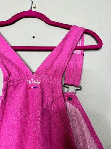 rara salopette da parete rosa gomma da masticare GRANDI etichette attaccate - Foto 10 di 12