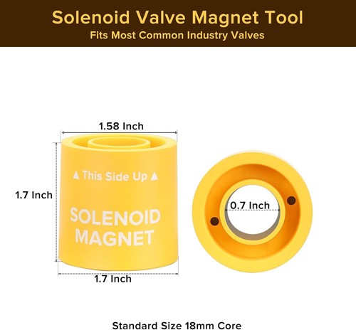 Herramienta de imán de solenoide, TLMKC 18 herramienta de imán de válvula solenoide para válvula de purga Sol... - Imagen 2 de 2