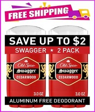 Old Spice Swagger Scent Deodorant for Men, Aluminum-Free 3.0 oz, Pack of 2