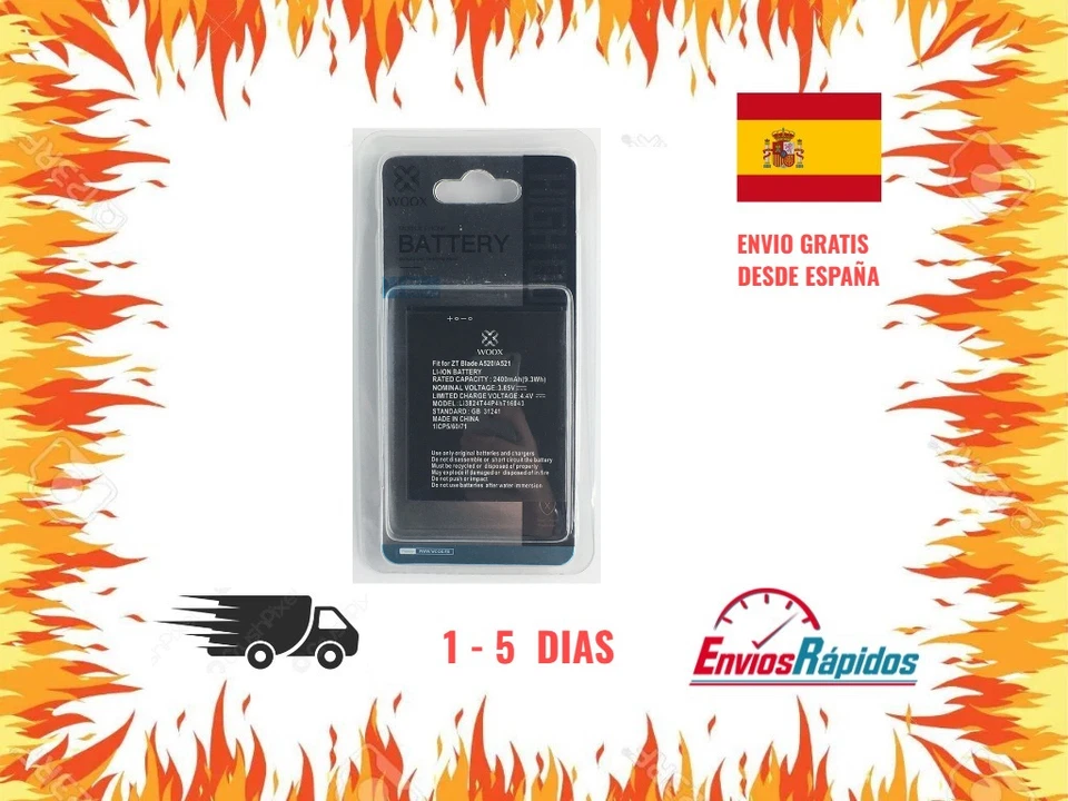 Batterie für ZTE Blade A520/A521 Li3824T44P4h716043 2400 MAH 🔋✔ - Bild 1 von 1