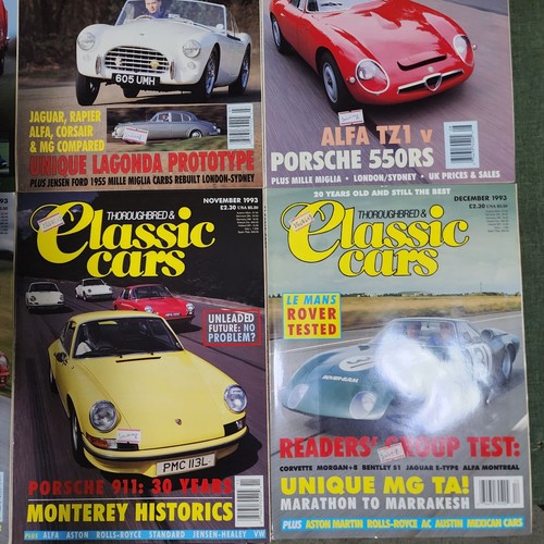 Thoroughbred & Classic Cars Magazine 1993 January - December 12x Issues Collect - Picture 7 of 7