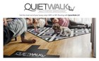 QuietWalk LV Underlayment 3' x 33.3' Sound + Moisture Barrier Flooring in Blue