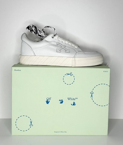 Off-White Herren Sneaker Gr. 42 weiß Leder Logo NP: 369€ - Bild 9 von 11
