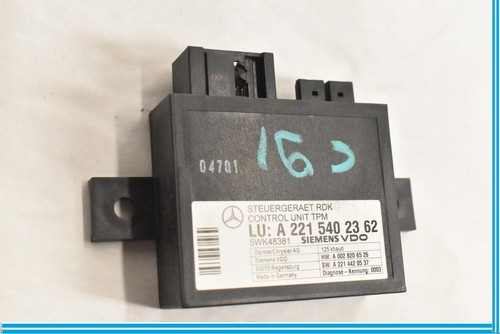 07-13 Mercedes W221 S450 CL550 S63 Tire Pressure Monitor Module 2215402362 OEM - Picture 2 of 8