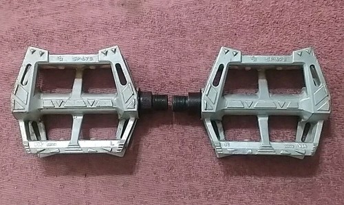 Vintage 80s SR SP-473 Pedals 9/16 Old School BMX MTB Cruiser Japan