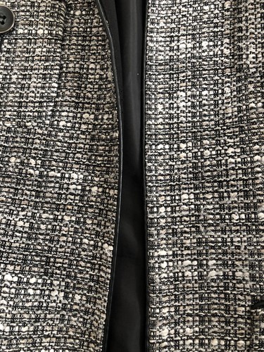 NIPON BOUTIQUE Blazer /Suit Jacket Black/White Tweed Design Size 10 - Picture 13 of 13