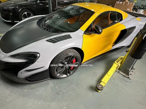 Partial Carbon Fiber Car Front Fenders Fits For McLaren MP4-12C 675LT 650S Style - Picture 18 of 19