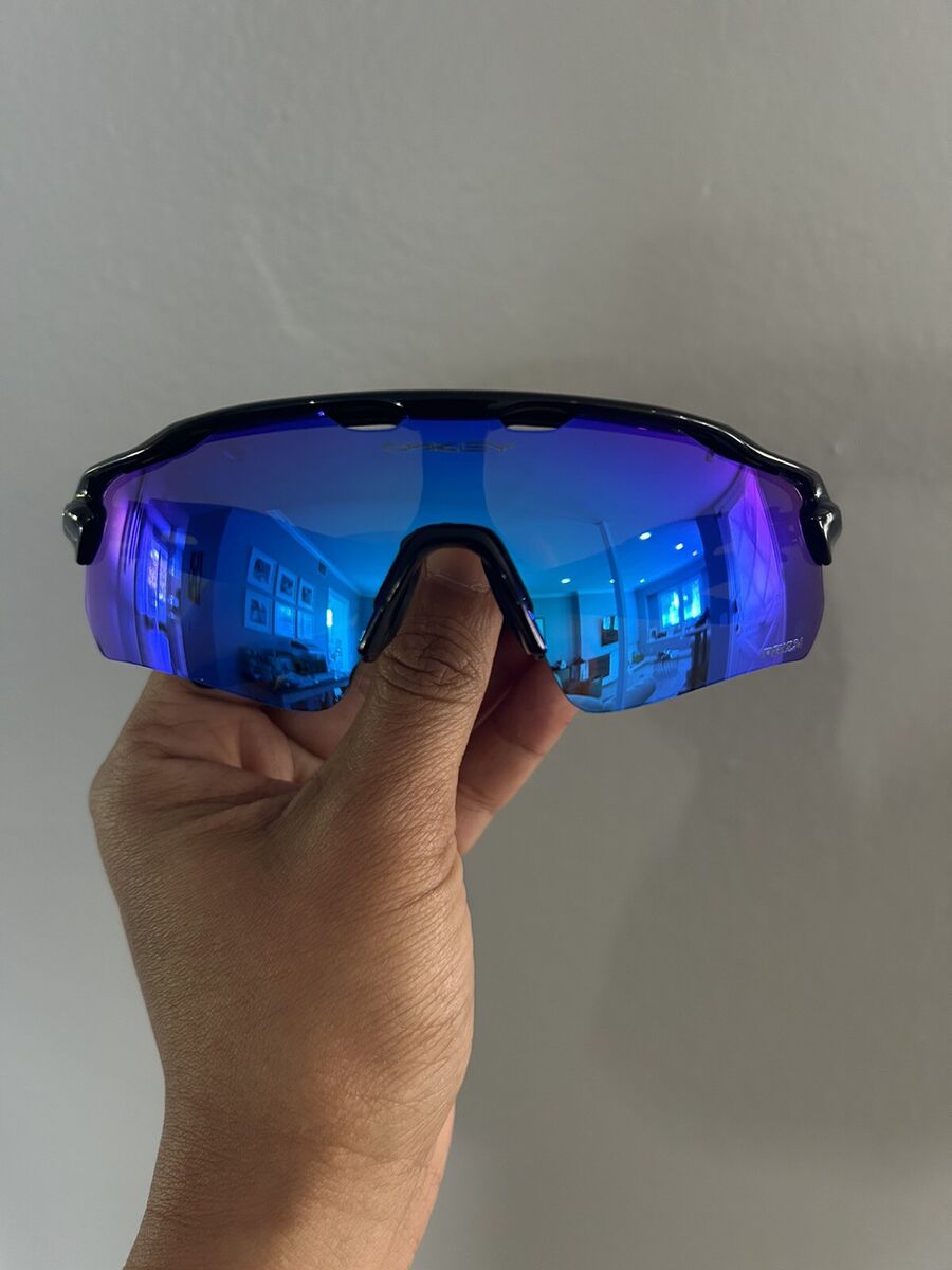 NEW Oakley RADAR EV PATH Polished Black Frame W/PRIZM BLUE NEW Oakley RADAR EV PATH Polished Black Frame W/PRIZM BLUE