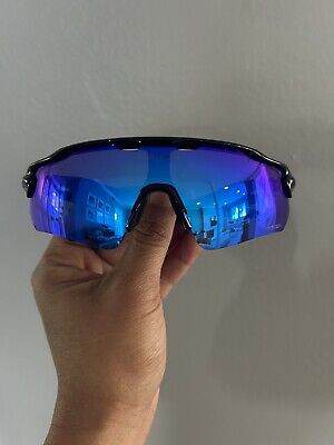 NEW Oakley RADAR EV PATH Polished Black Frame W/PRIZM BLUE NEW Oakley RADAR EV PATH Polished Black Frame W/PRIZM BLUE