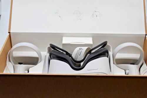 Meta Oculus Quest 2 128GB VR-Headset - Weiß getestet und funktioniert - Bild 2 von 5