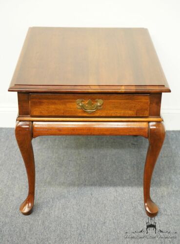 CRESENT FURNITURE Solid Cherry Traditional Queen Anne Style 22x27" Accent End... - Picture 3 of 10