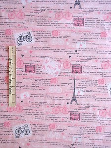 Paris-Fabric-Eiffel-Tower-France-French-Words-C3643-Timeless-Treasures-Yard
