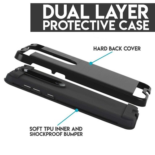 Für Alcatel Onyx, Alcatel 1x 2019, Alcatel 3, Revvl 2 Brushed Shockproof Case - Bild 6 von 19