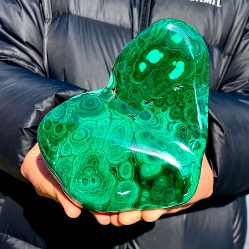 1,4 Pfund natürlicher glänzender Malachit transparenter Cluster grobe Mineralprobe - Bild 2 von 13