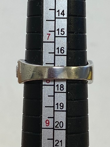 BERRICLE Sterling Silver Vintage Style Milgrain Bezel Set CZ Half Eternity Ring - Picture 8 of 9