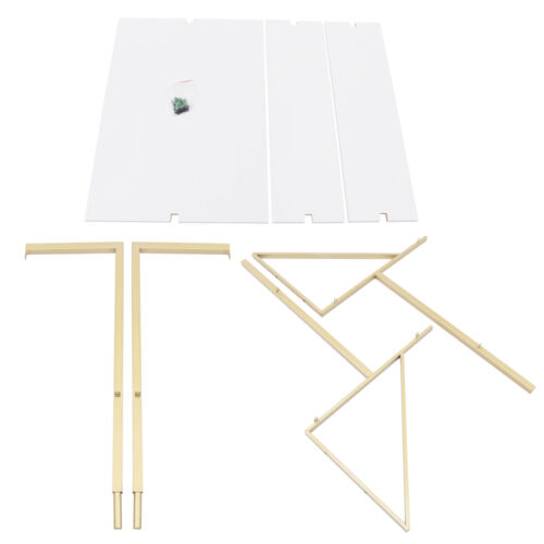 3 Layers Ladder Desk Computer Writing Table Floating Shelves Laptop Display Rack - Picture 8 of 12
