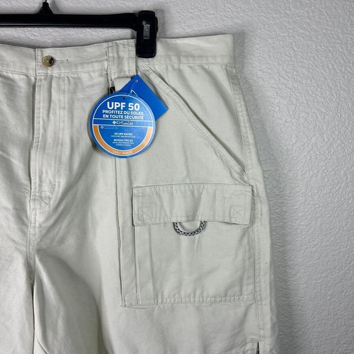 Columbia Men's UPF 50 Cargo Shorts Sun Protection Outdoor Casual Wear Size XXL - Picture 2 of 8