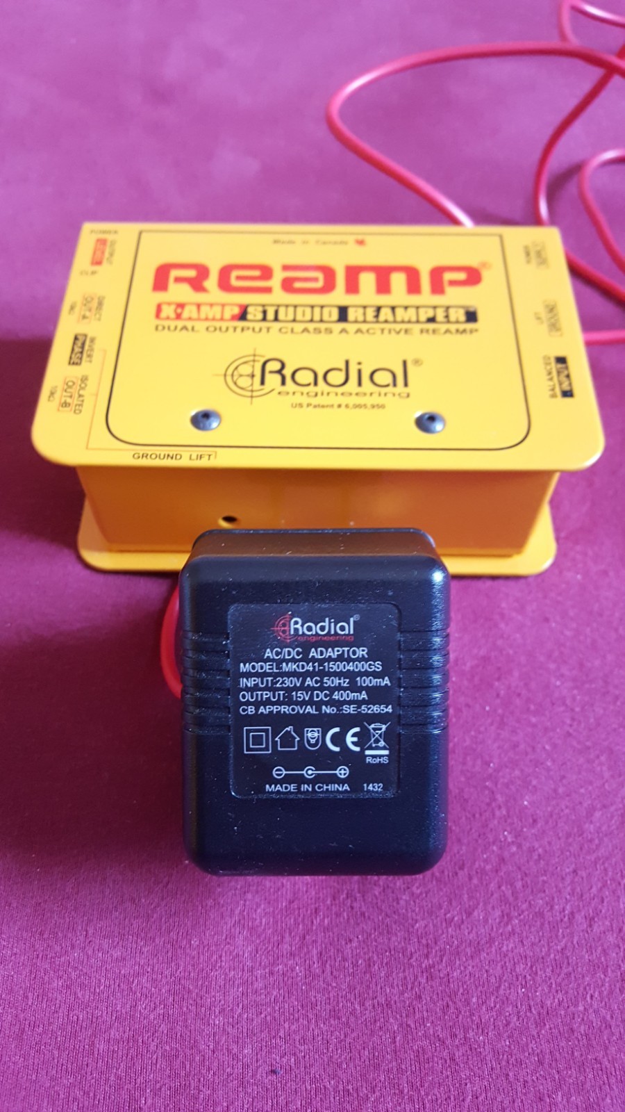 Radial X- Amp Studio Reamper Dual Output Class A Active Reamp Radial X- Amp Studio Reamper Dual Output Class A Active Reamp