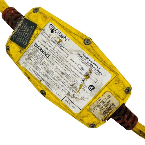 Ericson CEP Portable Ground Fault Circuit Interrupter w/ Twist Lock Cables 4 pcs - Picture 8 of 19