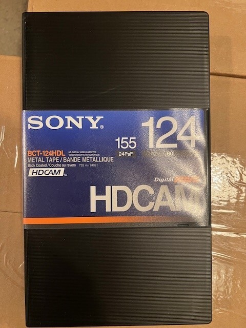 SONY HDCAM　BCTー124HDL(3本)　BCT-40HDL(16本) SONY HDCAM BCTー124HDL(3本) BCT-40HDL(16本) Amazon.co.jp