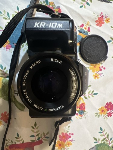RICOH KR-10m FILM SLR with 35-70mm 1:3.4-4.5 Macro lens vintage camera - Read - Picture 5 of 24