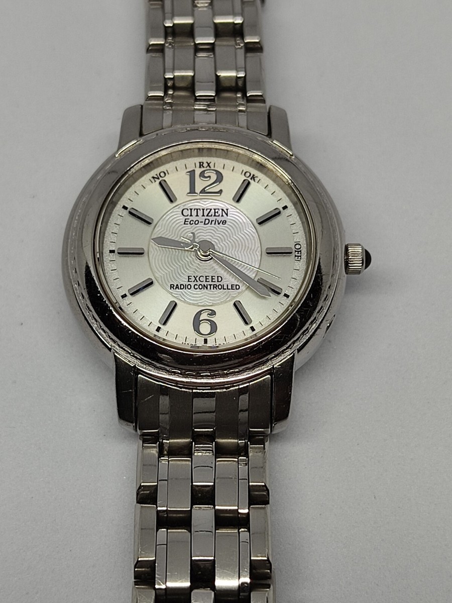 美品 CITIZEN Eco-Drive Exceed 腕時計 CITIZEN EXCEED ES9370-62L Eco-Drive Titanium Radio Solar