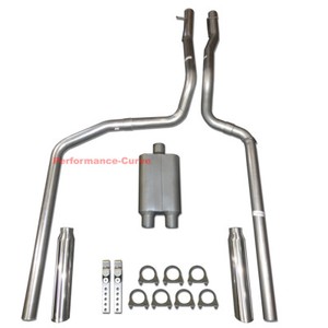 Details about Stainless Steel Pipes and muffler Dual Exhaust kit Fits 1992 Ford F150 F250 Details about Stainless Steel Pipes and muffler Dual Exhaust kit Fits 1992 Ford F150 F250