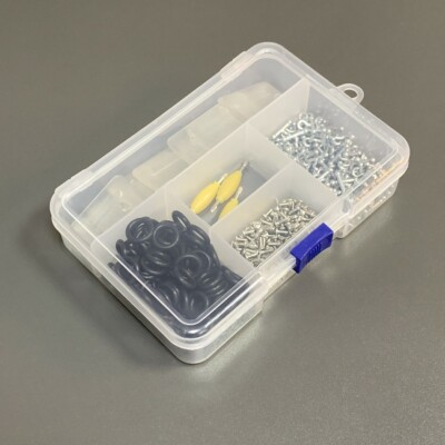 Gi Joe part  Repair Box 100 T Hook 100 O-Rings 200 Screws & 10 Stand & 4 tool