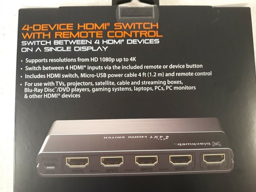 HDMI Switch 4 Devices With Remote Control - Picture 4 of 4