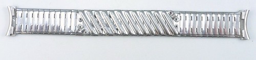 Vintage Kestenmade Stainless Expansion Wristwatch Bracelet w/ 18.8mm End Pieces - Picture 8 of 12