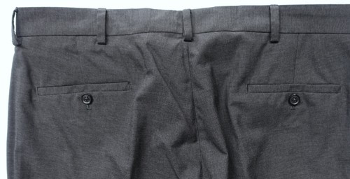1926 ORIGINALI di HAGGAR ~ COME NUOVI!!~TUTA GRIGIA UOMO 46S CARRIERA PANTALONE PIATTO DAVANTI 38x30 - Foto 14 di 17