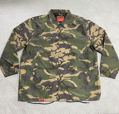 Dixxon Flannel Co Jacket Mens 4XL Green Camo Grounds Up