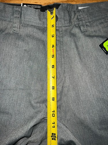 Volcom Mens Frickin Repreve Modern Regular Straight Gray Chino Shorts Sz 30 NWT - Picture 9 of 12