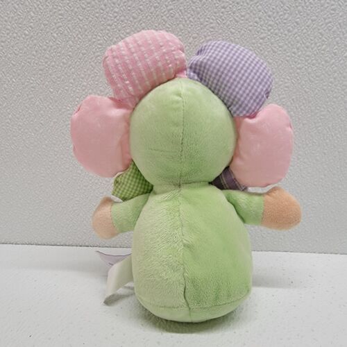 Mary Meyer Baby Flower Baby Doll Plush Squeaks 8" Green Pink Purple - Picture 13 of 19