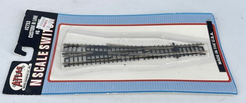 Atlas Code 80 #6 Weiche Custom Line rechts Spur N Weiche #2753 neu in Verpackung
