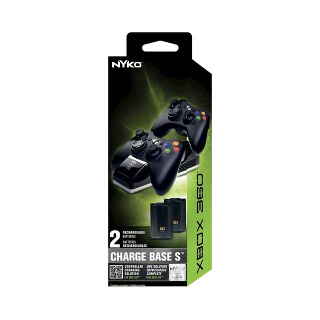 Nyko 86074 For Xbox 360 Charge Base 360s Black For Sale Online Ebay