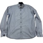 Zara Long Sleeve Slim Button-Down Dress Shirts for Men
