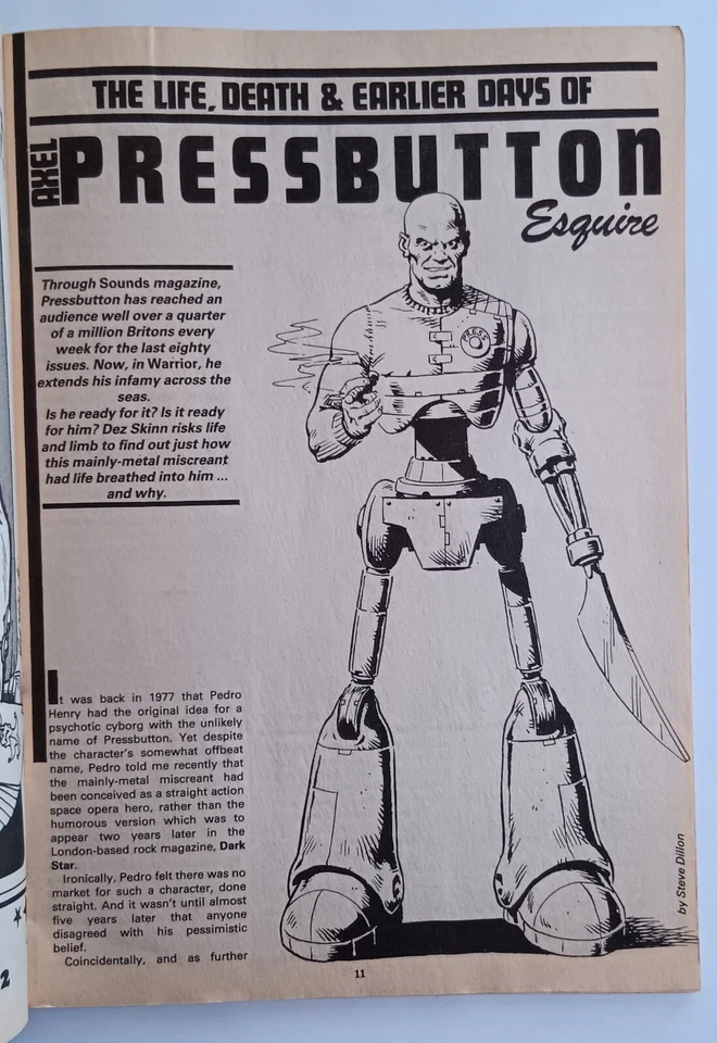 WARRIOR #2 (1982), V for Vendetta, Marvelman, Madman, Quality Comics, Z 2+ FN - Bild 3 von 4