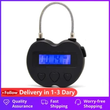 Bondage Time Lock Chastity Device For Ankle Handcuffs Mouth Gag Electronic Timer