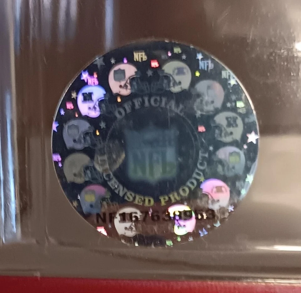 Mini capacete Bobby Mitchell autografado/assinado Washington Redskins pátio - Imagem 2 de 2