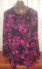 NWT Torrid floral Sheer Tunic Blouse top Plus Size 2X 18-20