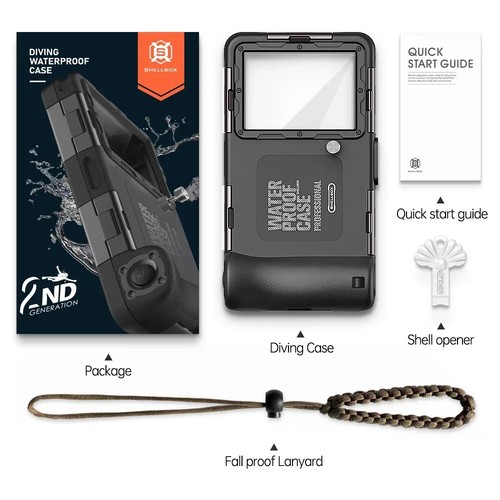 For iPhone Samsung Huawei Professional Diving Underwater Waterproof Cases Cover - Picture 7 of 35