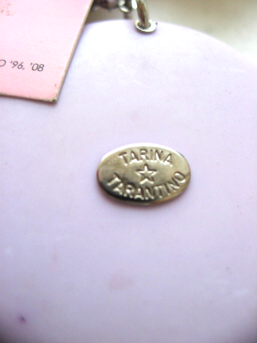 Tarina Tarantino Earrings Daisy Cake Crystal Sparklin Drop Dangle Lilac Plum NWT - Picture 8 of 16