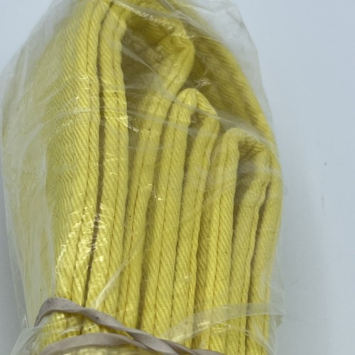 Yellow Belt Taekwondo Karate Judo Martial Arts Sz 3 Wide Double Wrap New W/ Tags - Picture 3 of 5