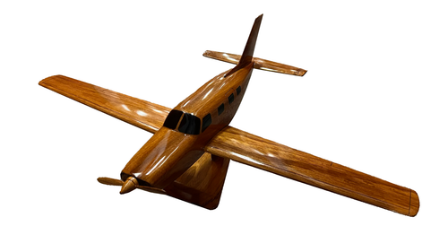 Modelo de madera de caoba Piper Malibu Mirage - Imagen 5 de 5